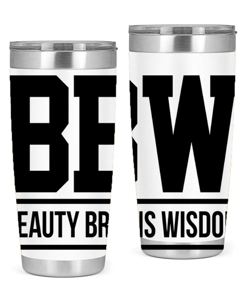 bbw beauty brains wisdom 263#- black words phrases- Cotton Tank