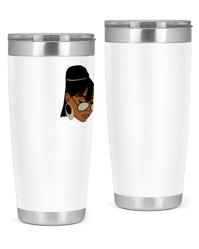 black afro 40#- women-girls- Tumbler