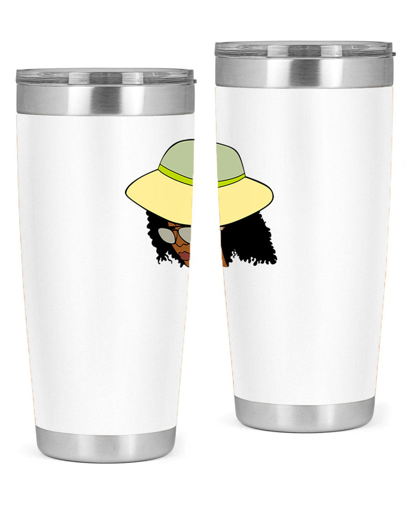 black afro 45#- women-girls- Tumbler