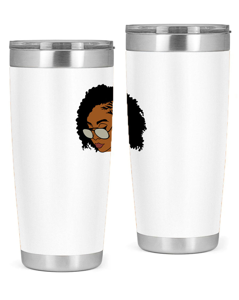 black afro 47#- women-girls- Tumbler