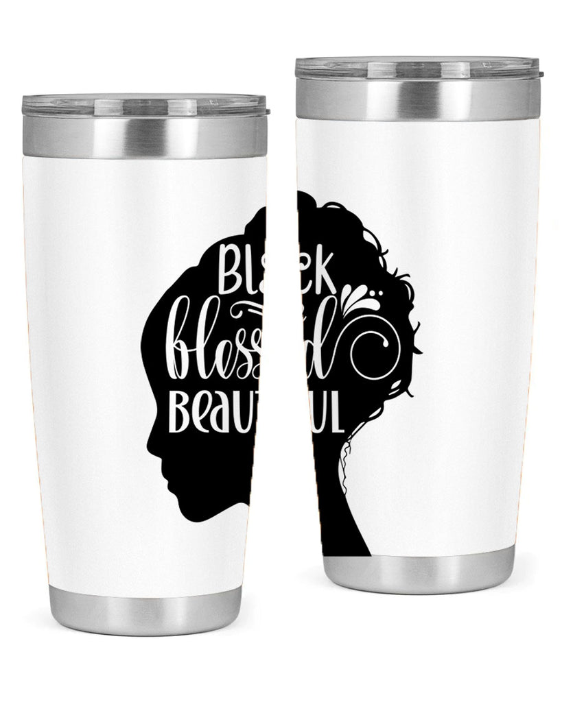 black blessed beautiful Style 62#- women-girls- Tumbler