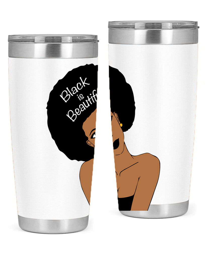 black is beautiful 13#- women-girls- Tumbler