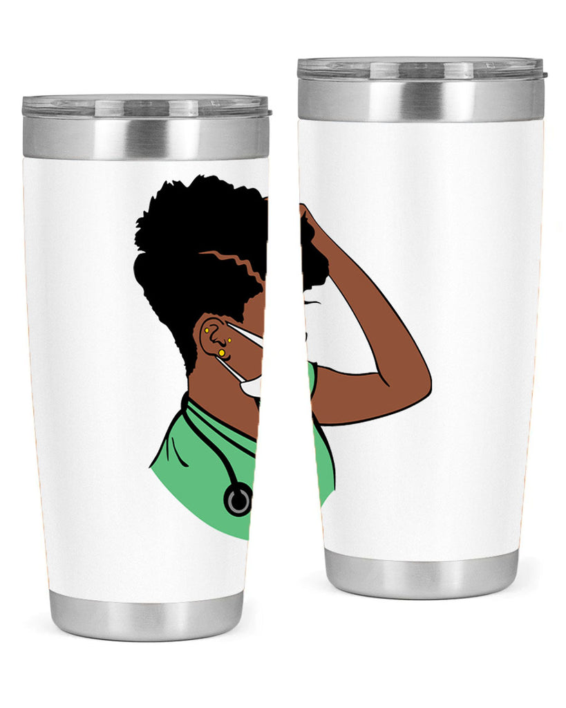 black nurse 2#- women-girls- Tumbler