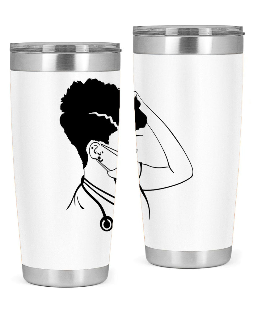 black nurse 3#- women-girls- Tumbler
