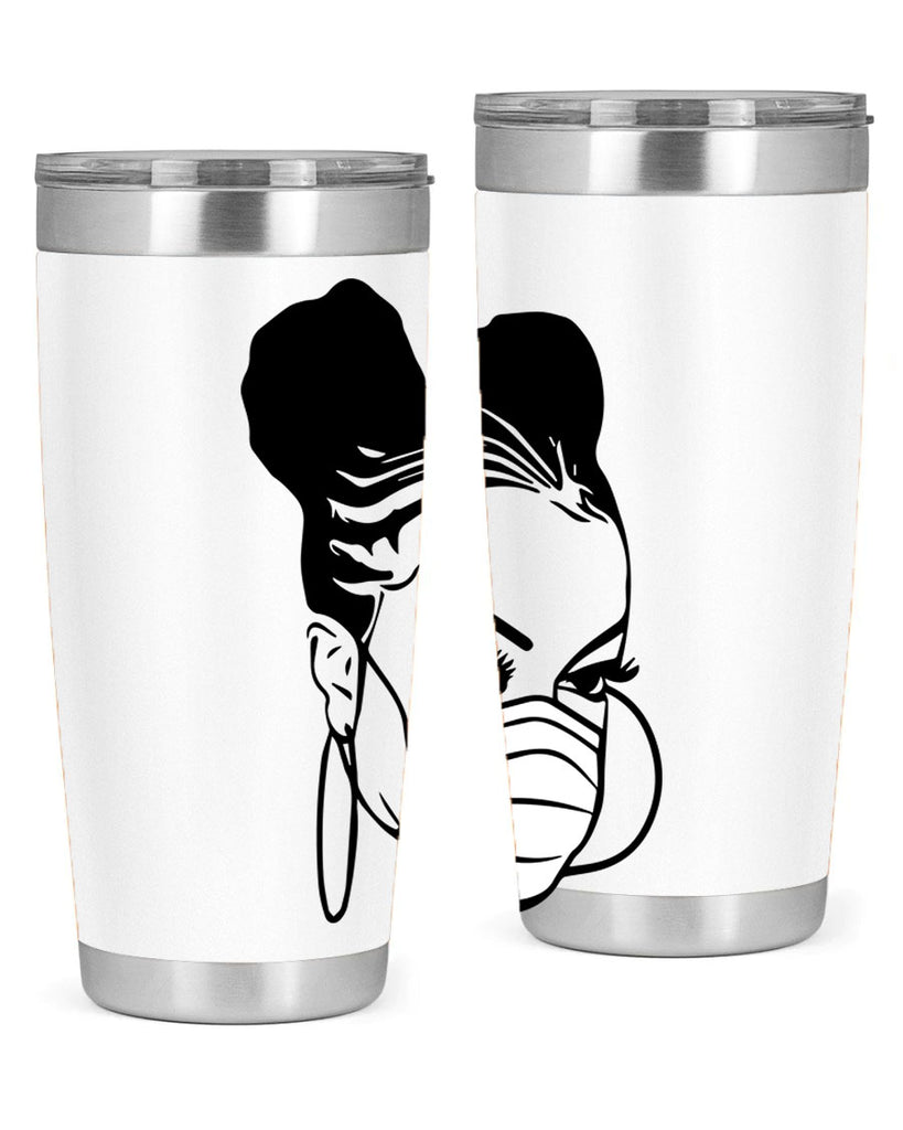 black nurse 6#- women-girls- Tumbler