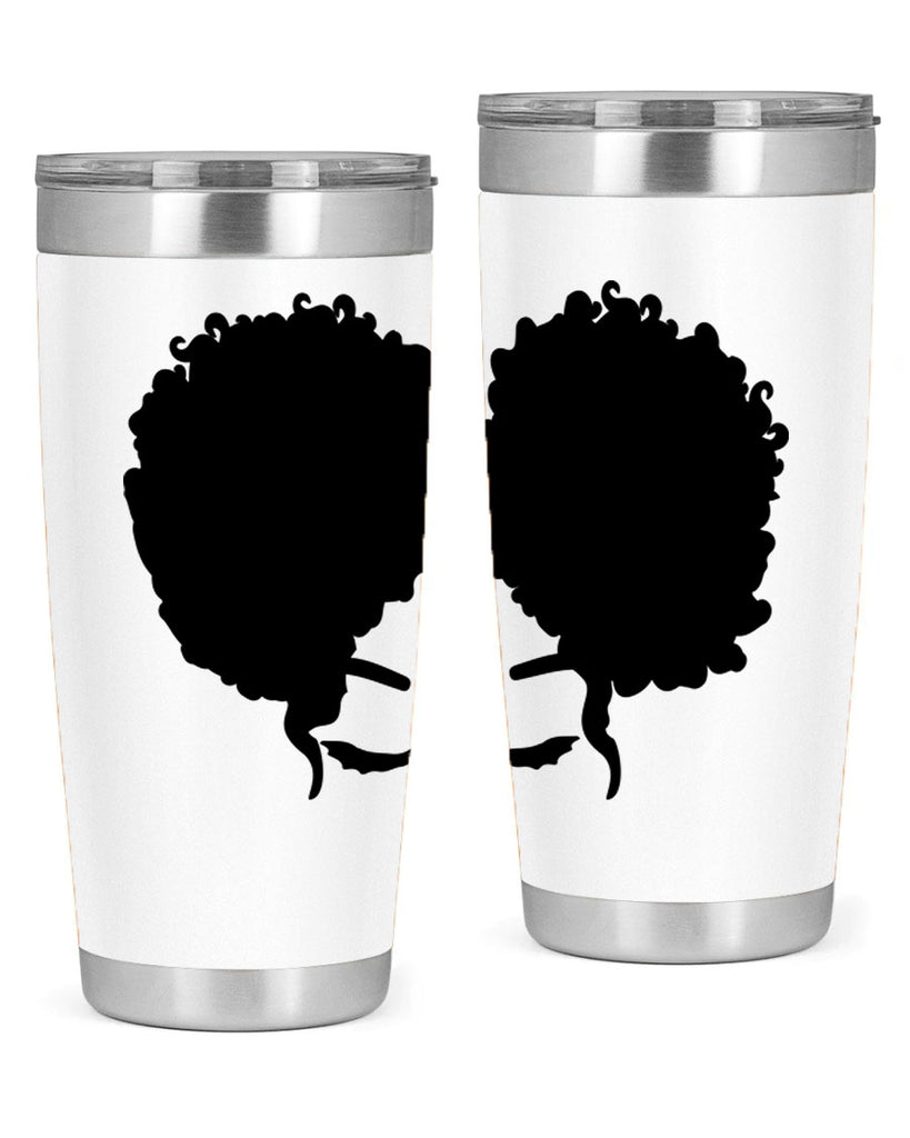 black woman red lips 9#- women-girls- Tumbler