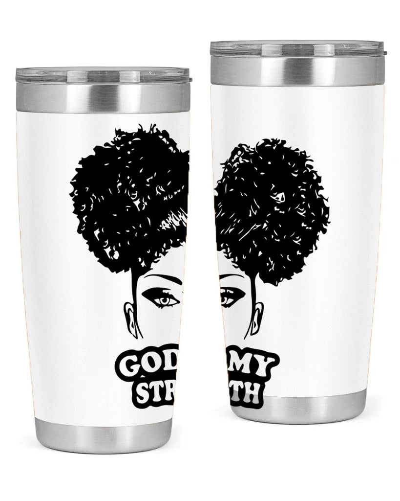 god is my strength 2#- women-girls- Tumbler