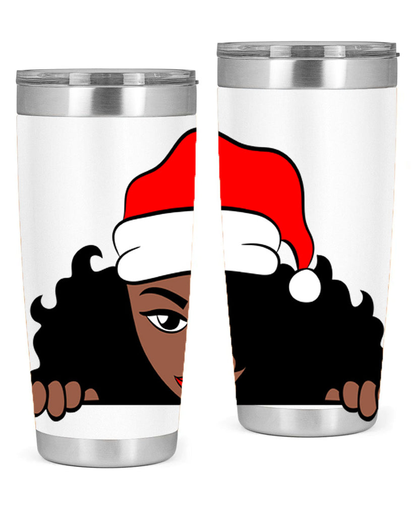 peekaboo santa girl 22#- women-girls- Tumbler