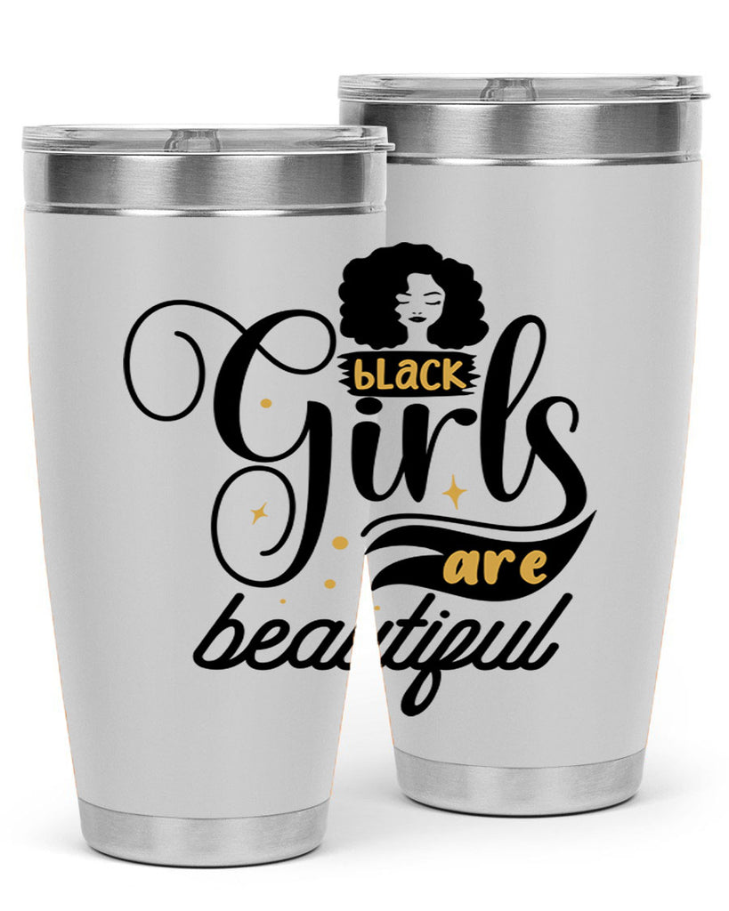 Black girls are beautiful Style 58#- women-girls- Tumbler