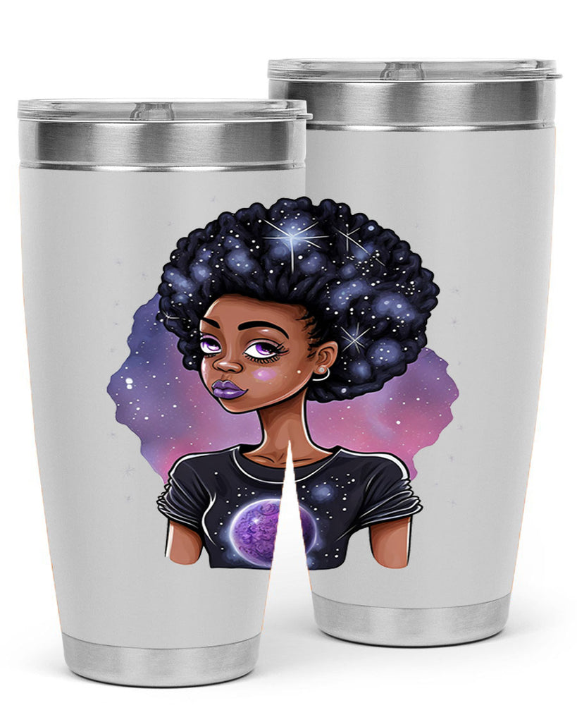 Sparkling Black Girl Design 11#- women-girls- Tumbler