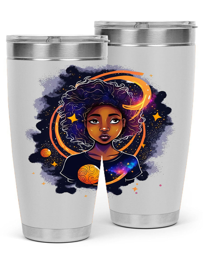 Sparkling Black Girl Design 19#- women-girls- Tumbler
