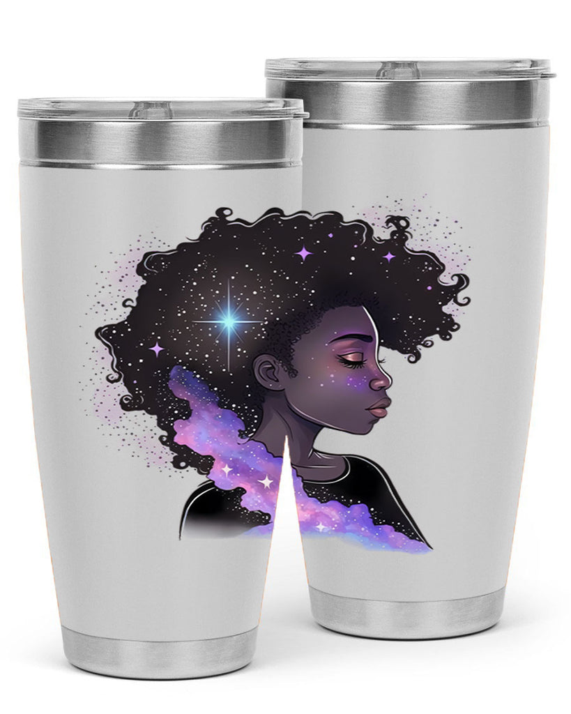 Sparkling Black Girl Design 4#- women-girls- Tumbler
