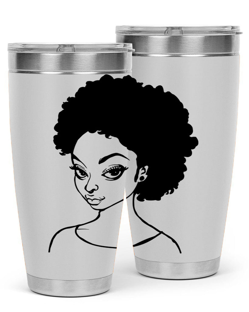 afro woman girl lady 68#- women-girls- Tumbler