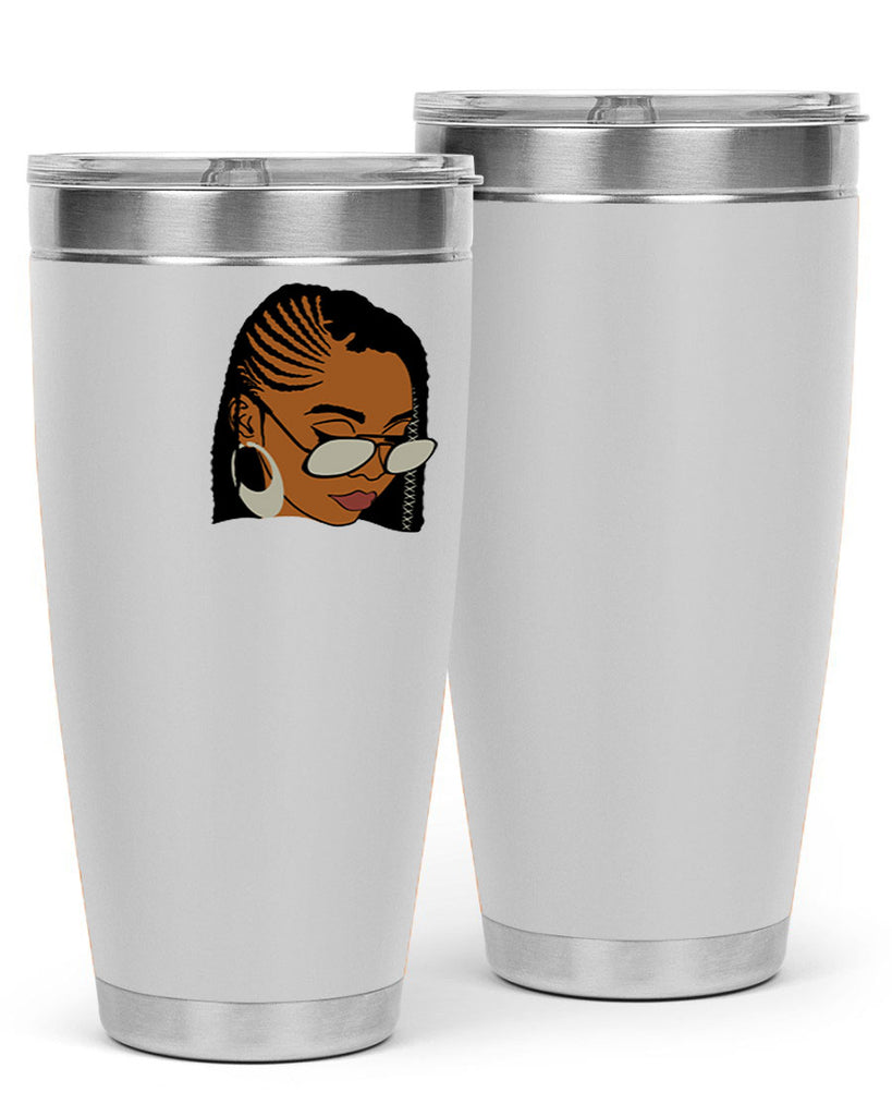 black afro 39#- women-girls- Tumbler
