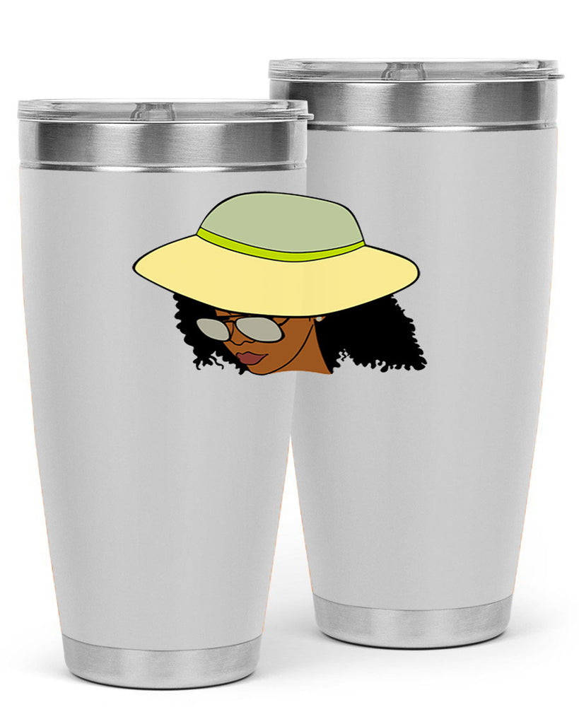 black afro 45#- women-girls- Tumbler
