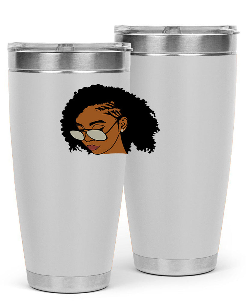 black afro 47#- women-girls- Tumbler