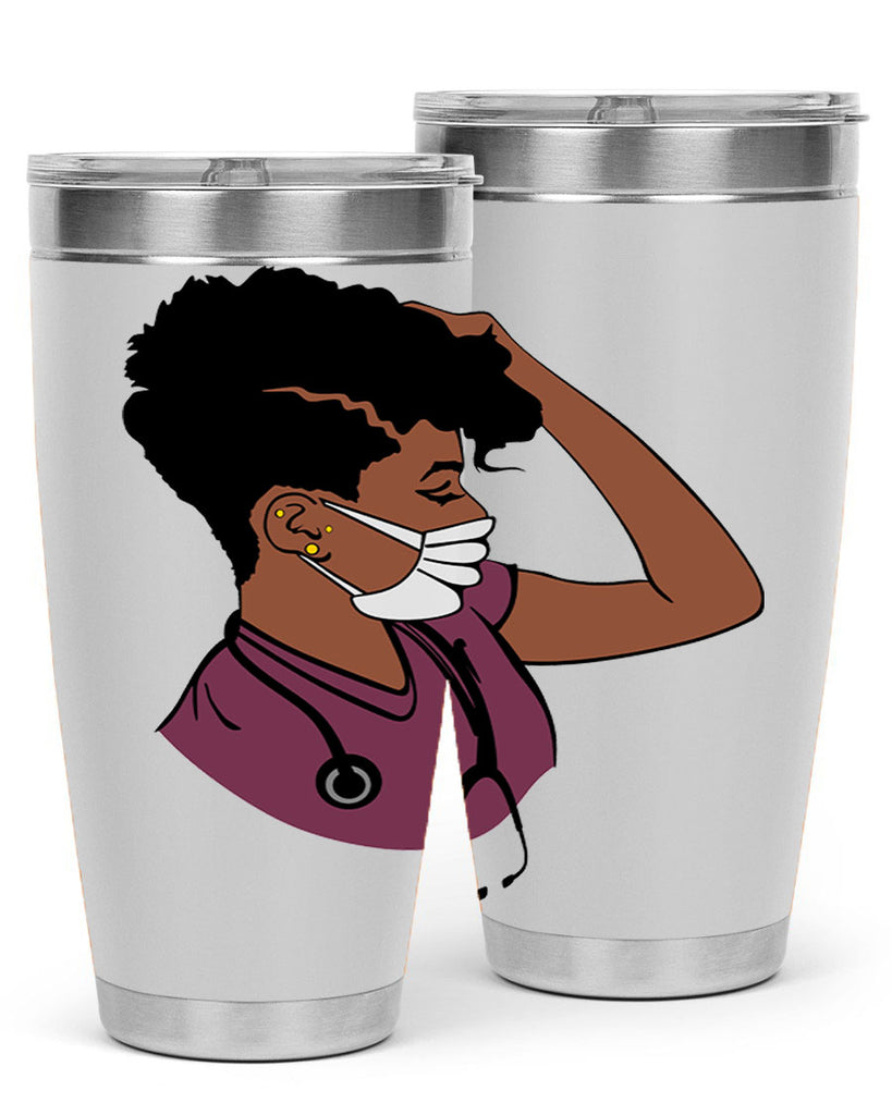 black nurse 1#- women-girls- Tumbler