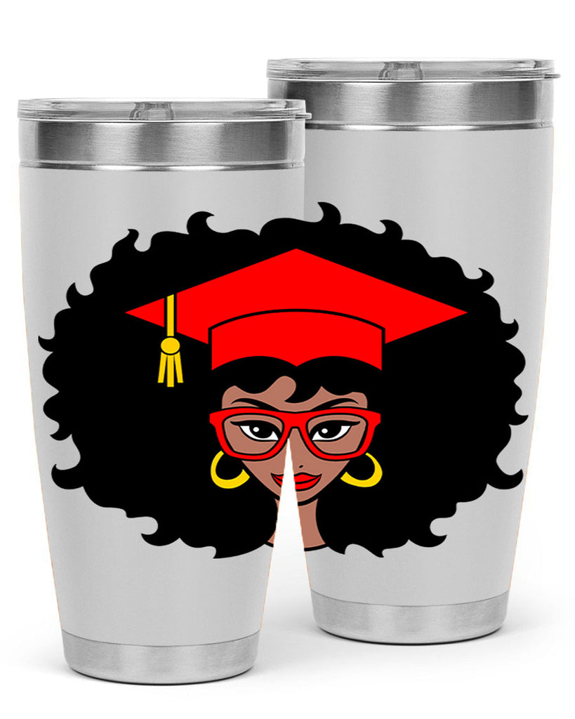 graduation black woman 32#- women-girls- Tumbler
