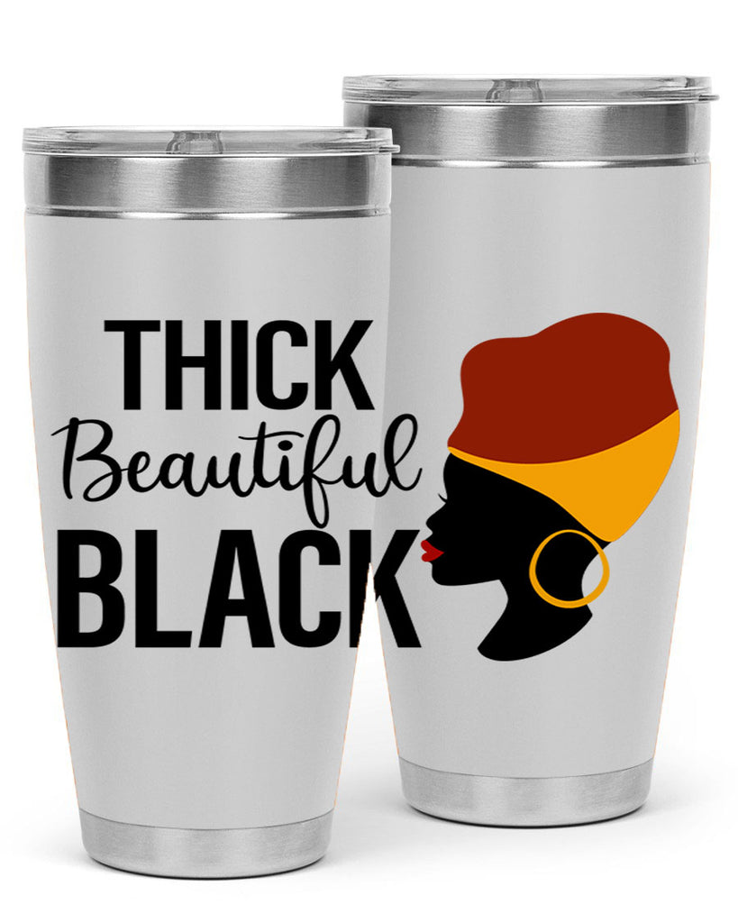 thick beautiful black Style 4#- women-girls- Tumbler