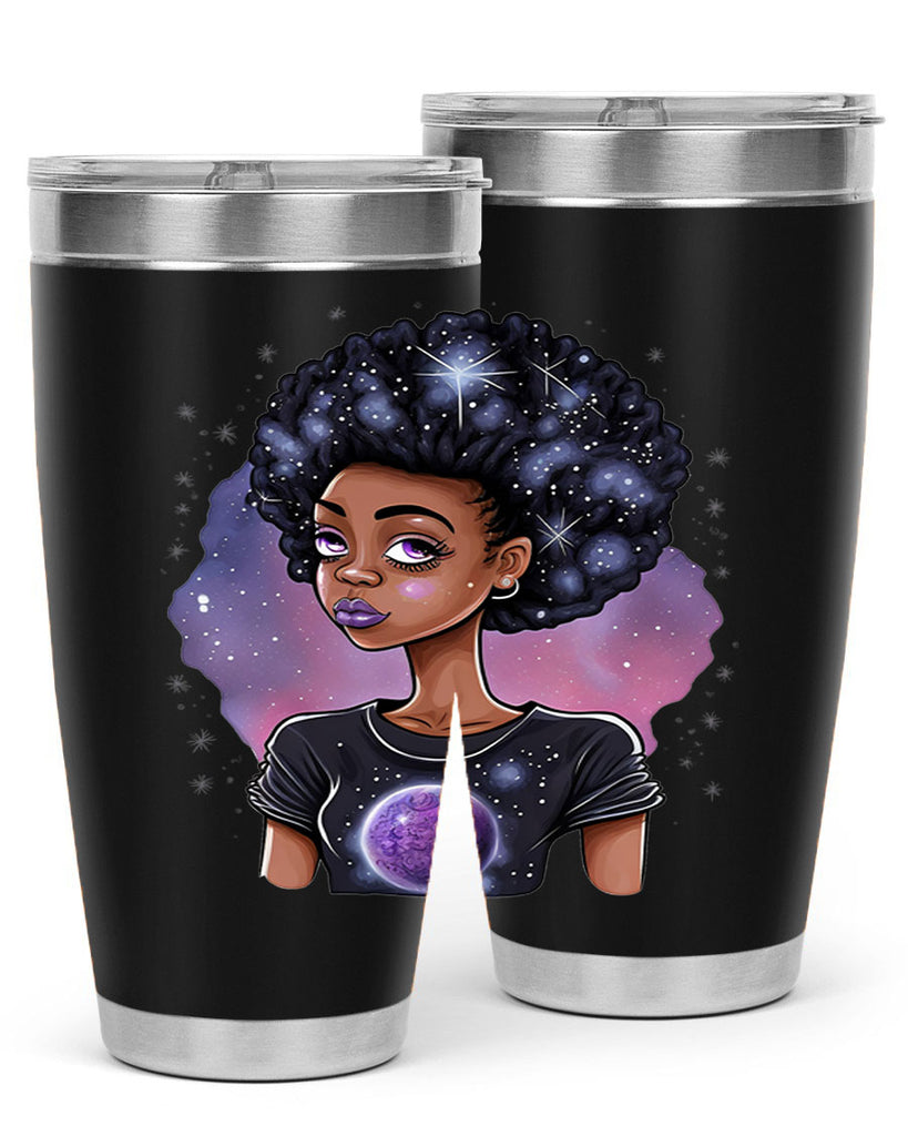 Sparkling Black Girl Design 11#- women-girls- Tumbler