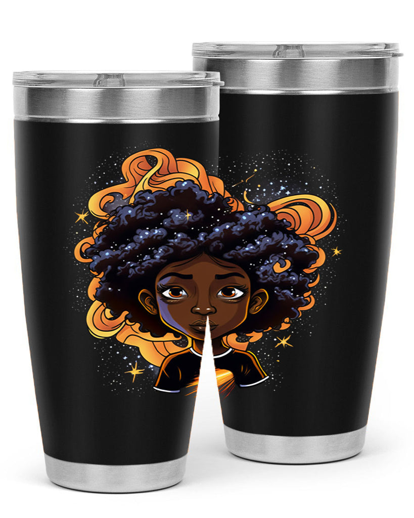Sparkling Black Girl Design 12#- women-girls- Tumbler