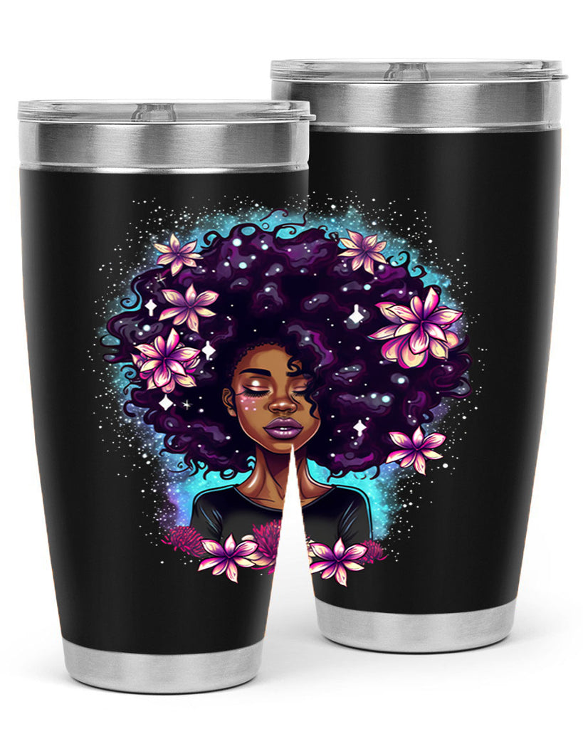 Sparkling Black Girl Design 3#- women-girls- Tumbler