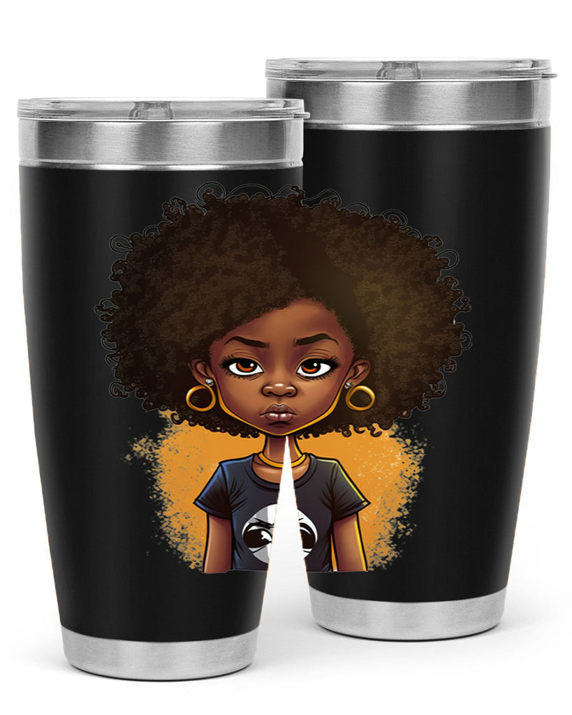 Sparkling Black Girl Design 8#- women-girls- Tumbler