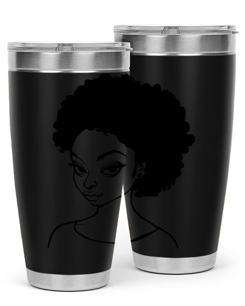 afro woman girl lady 68#- women-girls- Tumbler