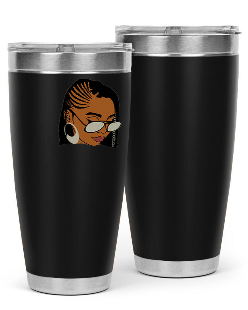 black afro 39#- women-girls- Tumbler