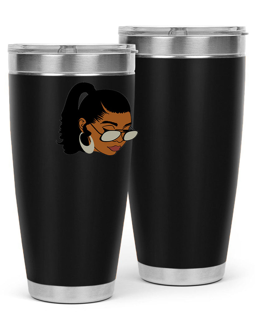 black afro 42#- women-girls- Tumbler