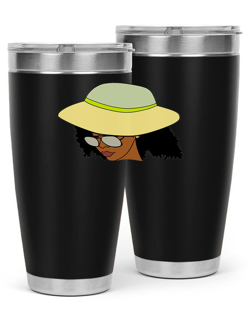 black afro 45#- women-girls- Tumbler