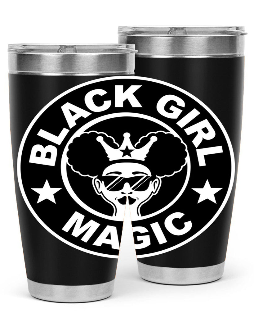 black girl magic coffee 57#- women-girls- Tumbler