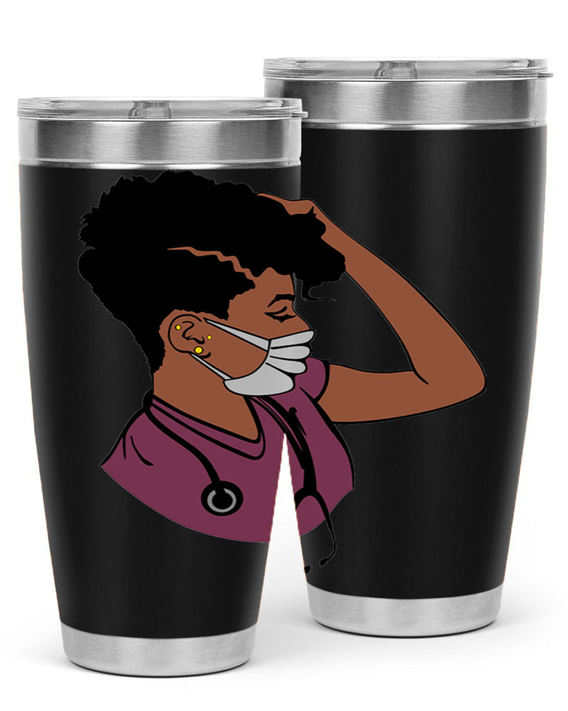 black nurse 1#- women-girls- Tumbler