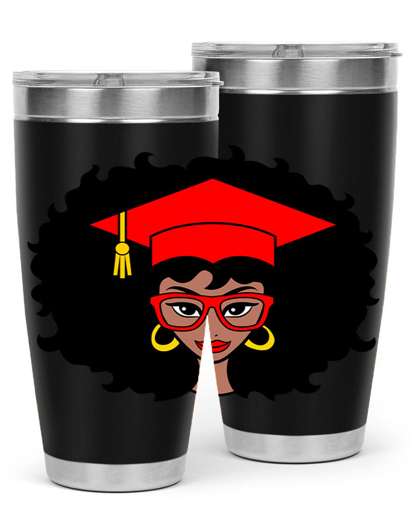 graduation black woman 32#- women-girls- Tumbler