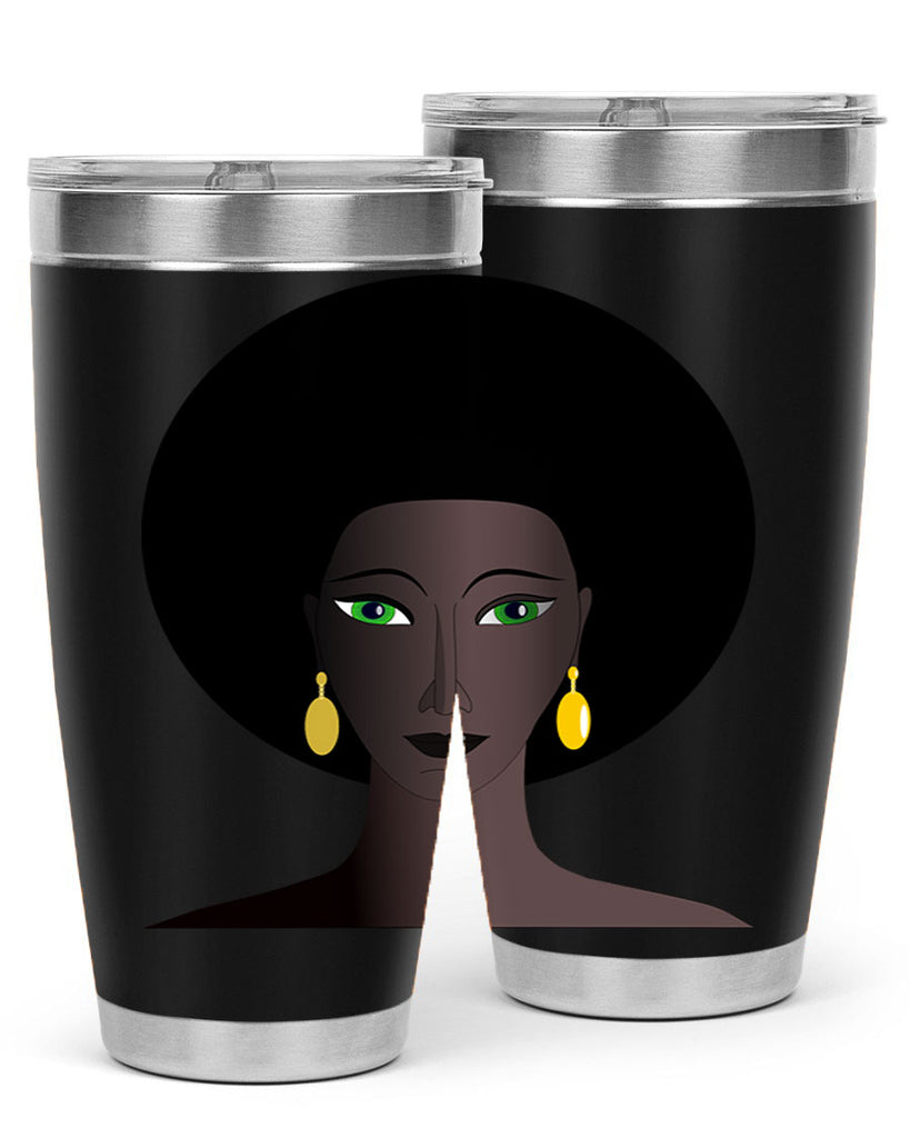 machovka black woman with green eyes 27#- women-girls- Tumbler