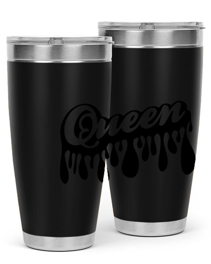 queen- black words phrases- Cotton Tank