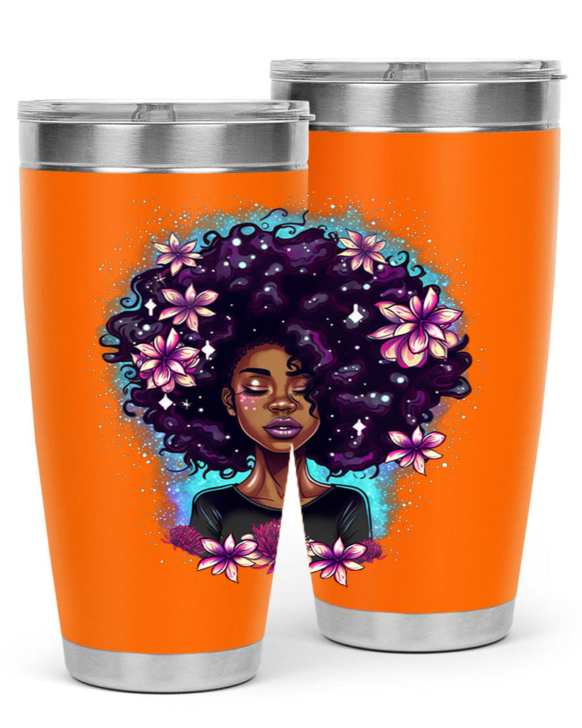 Sparkling Black Girl Design 3#- women-girls- Tumbler