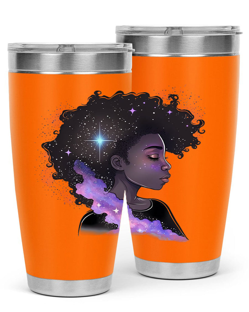 Sparkling Black Girl Design 4#- women-girls- Tumbler