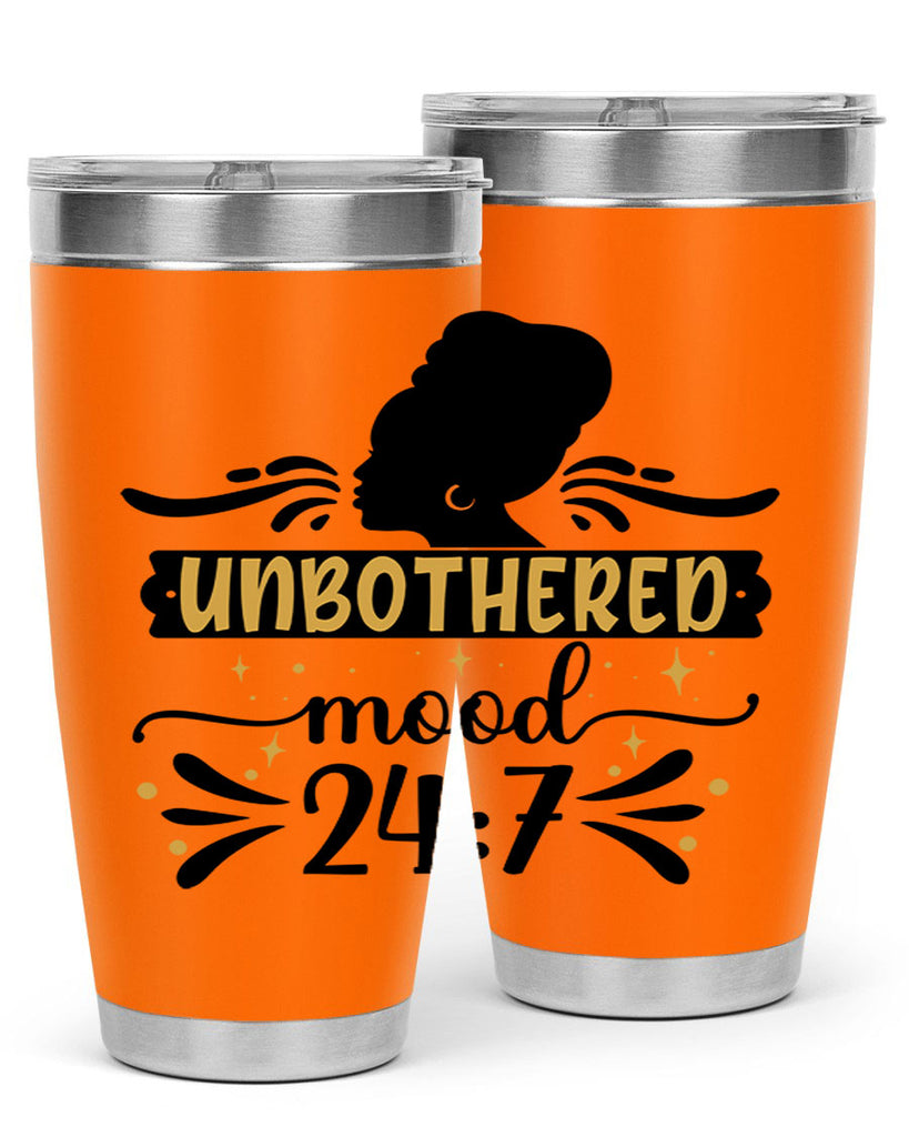 Unbothered mood Style 2#- women-girls- Tumbler