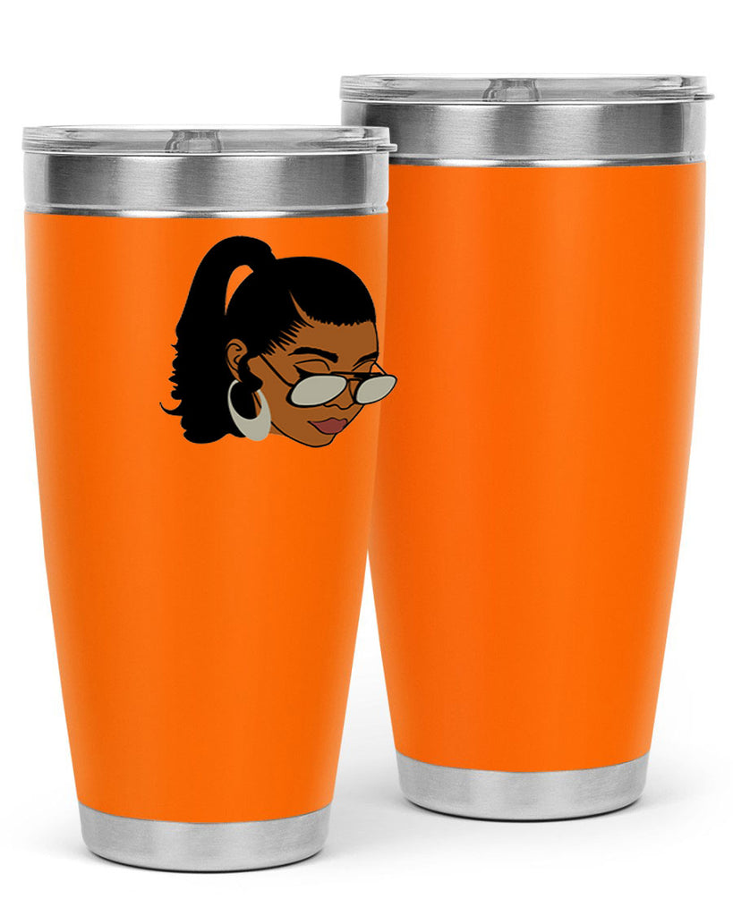 black afro 42#- women-girls- Tumbler