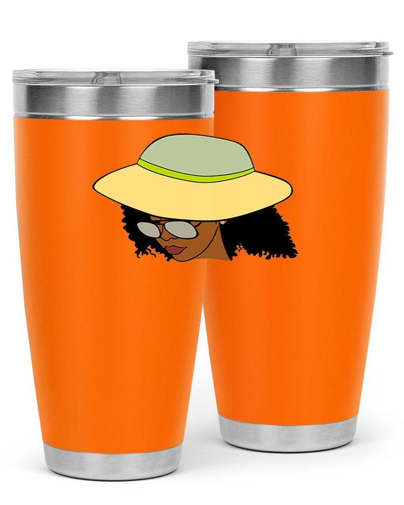 black afro 45#- women-girls- Tumbler