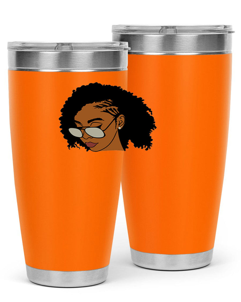 black afro 47#- women-girls- Tumbler