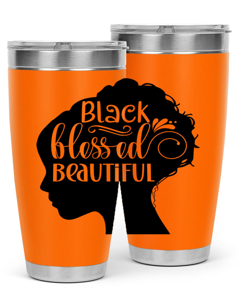 black blessed beautiful Style 62#- women-girls- Tumbler