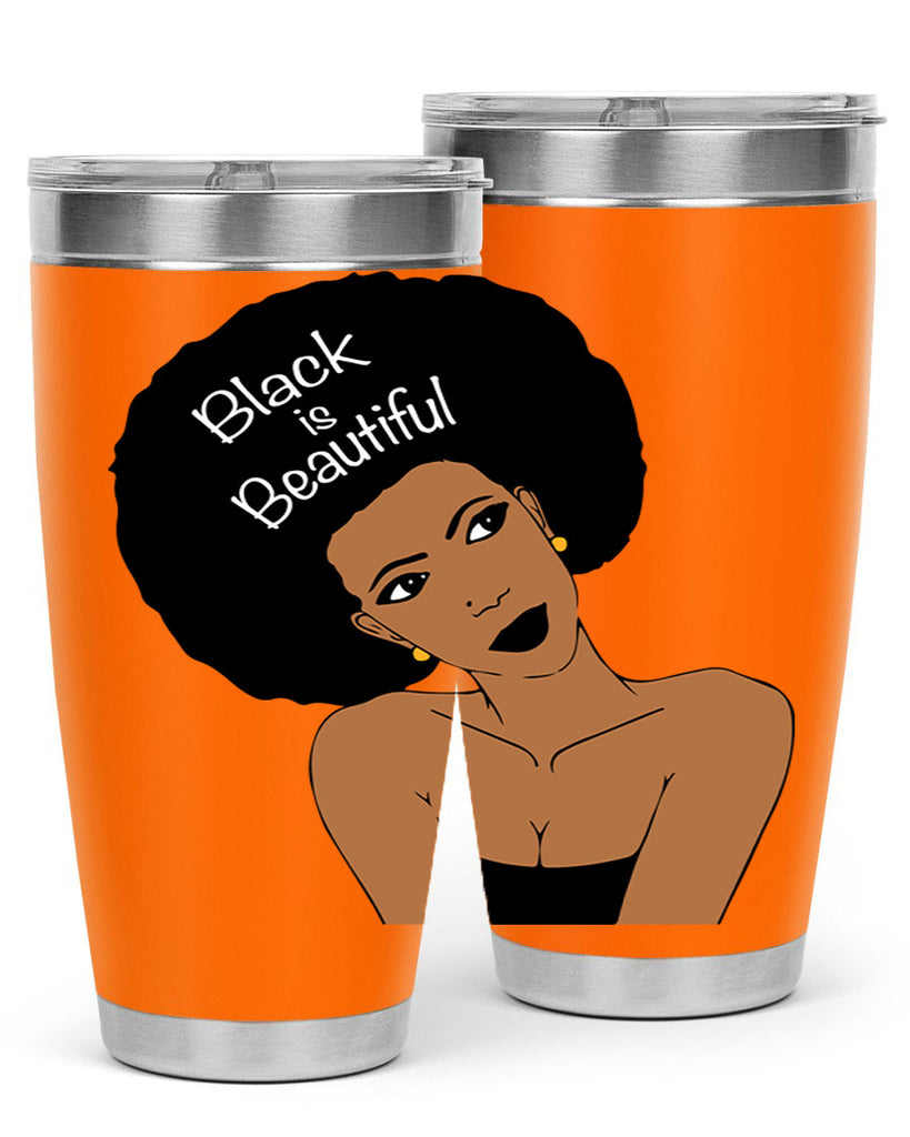 black is beautiful 13#- women-girls- Tumbler