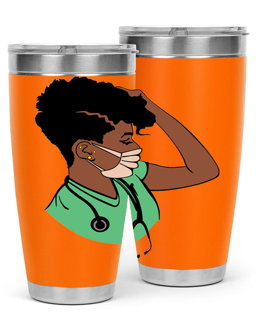 black nurse 2#- women-girls- Tumbler