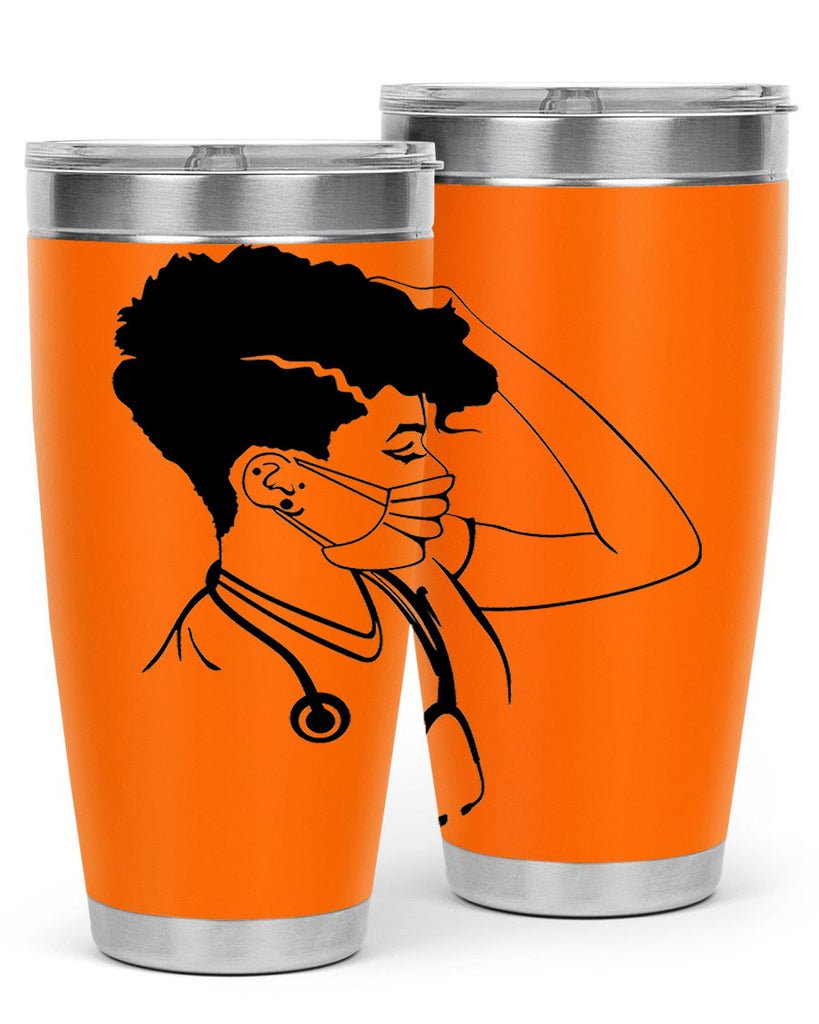 black nurse 3#- women-girls- Tumbler