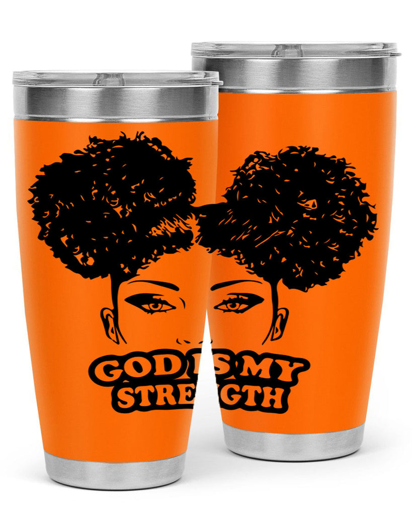 god is my strength 2#- women-girls- Tumbler