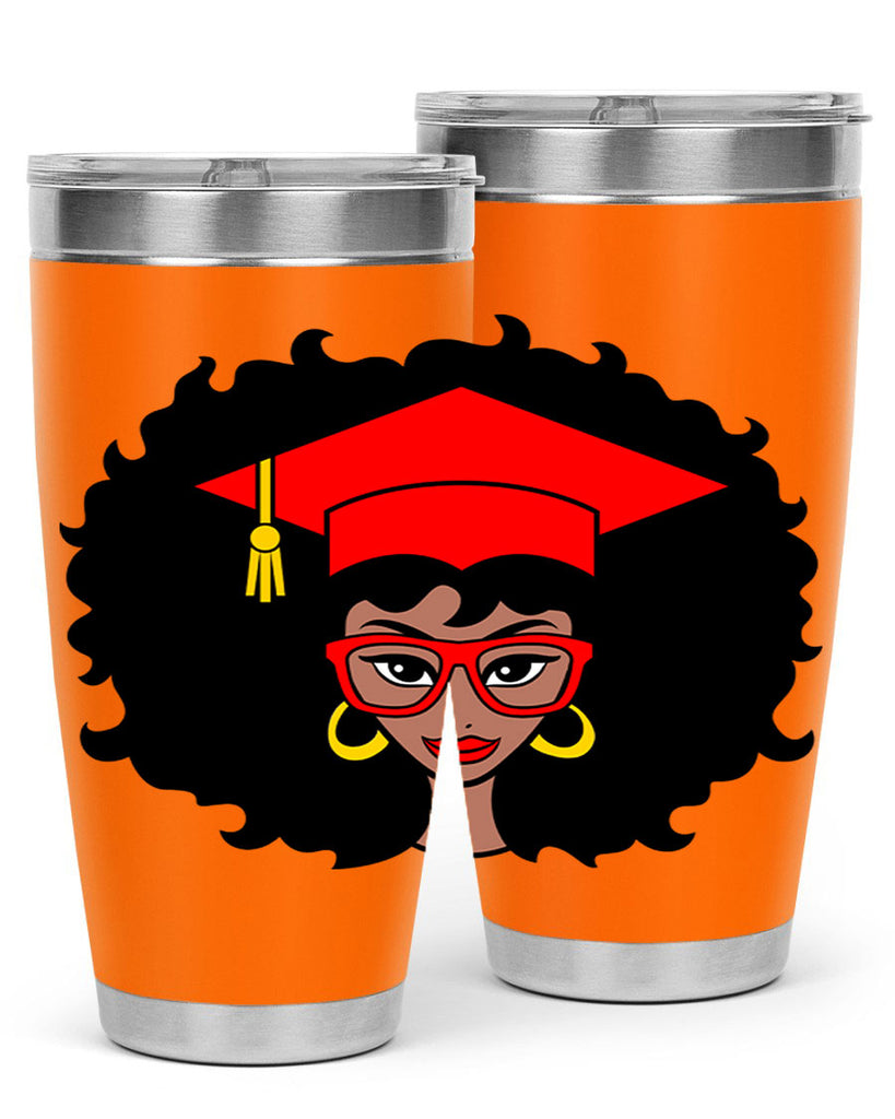 graduation black woman 32#- women-girls- Tumbler