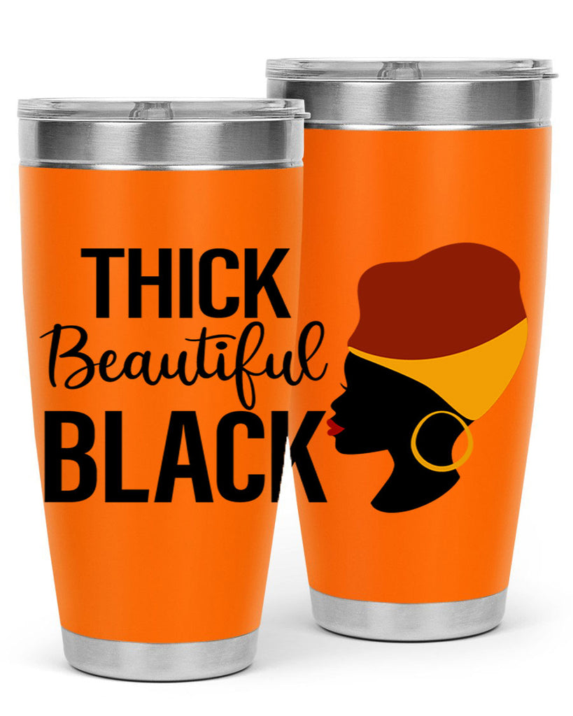 thick beautiful black Style 4#- women-girls- Tumbler