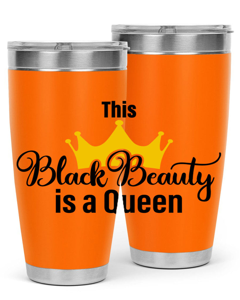 this black beauty is a queen Style 3#- women-girls- Tumbler